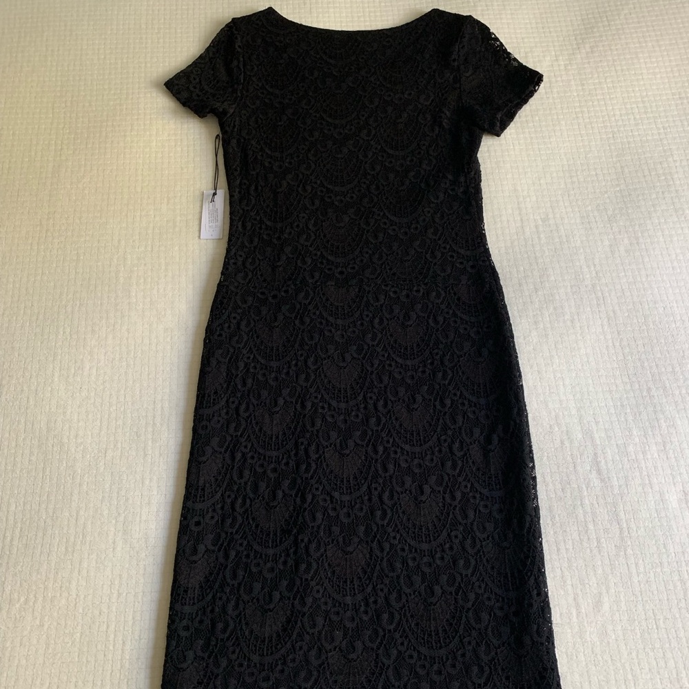 NWT Velvet by G&S black lace dress - Picture 13 of 14